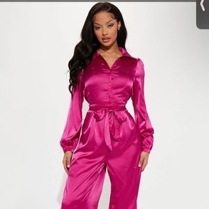 Fashion Nova Satin Jumper